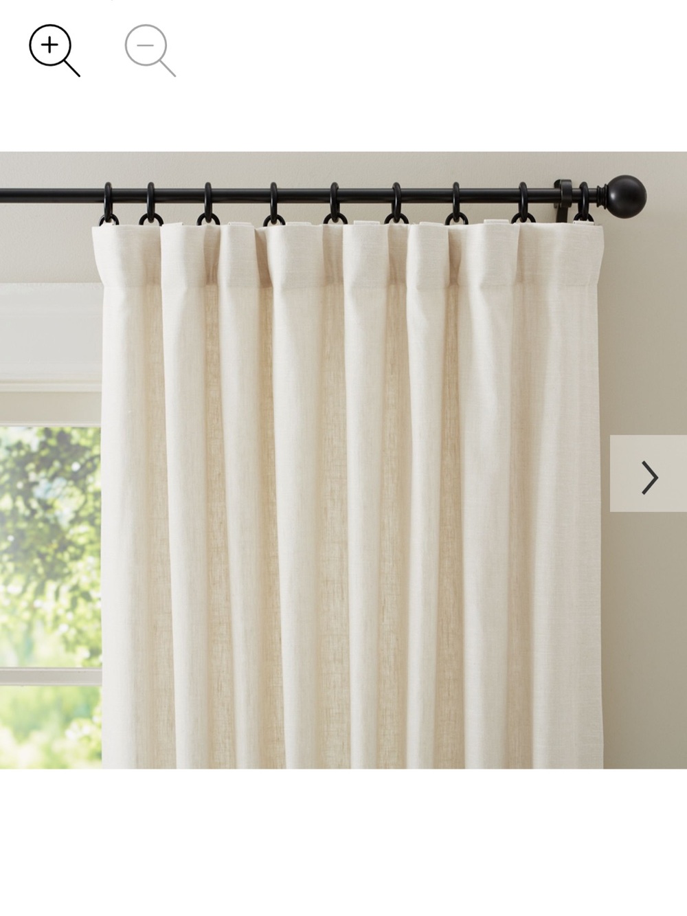Pottery Barn Emery Linen Blackout Curtains